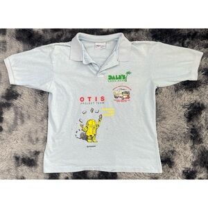 Vintage Hanes Tandem Dales Lawn Care Polo Shirt